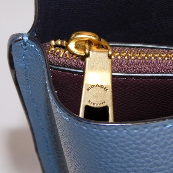Coach Willow Tote - Colorblock Blue - Picture 9 of 15